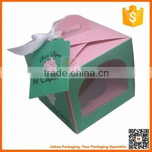 Pink Cute Color Cupcake Boxes thumbnail-3