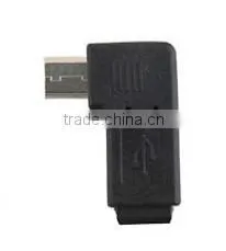 90 Degree Cabletooink USB Angled 2.0 Mini 5 Pin Female to Micro 5 Pin Male Converter Adapter thumbnail-1