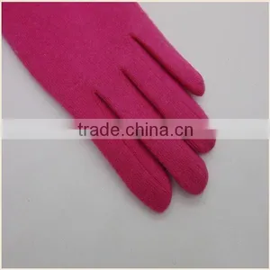 China Supplier Pink Wool Gloves Cashmere Gloves thumbnail-2
