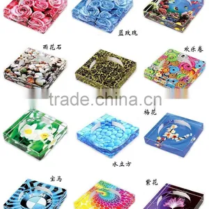 USA Crystal Ashtray,crystal Smoking Accessory With Engraved Logo Color for Bar Decorations (R-1017 thumbnail-3