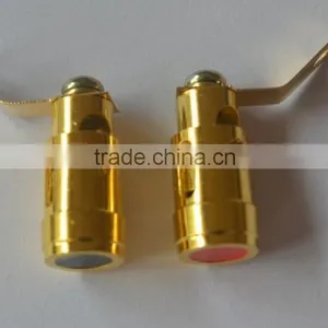 Spring Loaded Gold Plated Speaker Binding Posts Terminals thumbnail-5