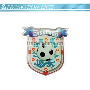 Soccer Shield Metal Badge With Epoxy thumbnail-2