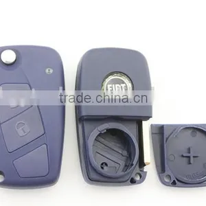 Okeytech Car Key Cover Fiat 3 Button Flip Key Shell for Fiat Key Fobs thumbnail-1