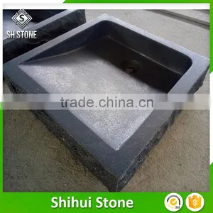 Custom Design Black Gratnie Stone Black Wash Basin thumbnail-1