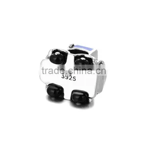 European Style Sterling Silver Charms Fashio Car Charms Fit Diy Bracelet thumbnail-2