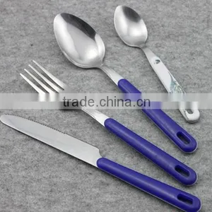 Plastic Handle 4pcs Cutlery Set thumbnail-1