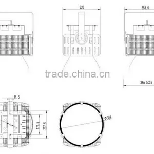 High Bay Led Lights Industrial IP65 200w 400w 500w Led High Bay Light thumbnail-3