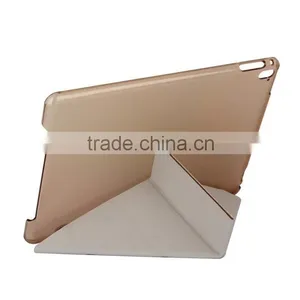 Hot For IPad Pro 9.7 Case, Flip Cover Silk for IPad Pro 9.7'', Slim Magnetic Three-fold Auto Wake and Sleep Smart Cover Case thumbnail-3