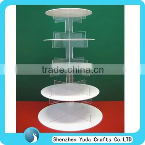 Making Large 5 Tier Wedding Cake Stands, Costomize Cupcake Display Plate Shelves, Tower White Cupcake Stand thumbnail-1