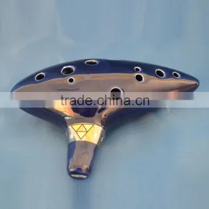 12 Hole Zelda Ocarina Blue thumbnail-2