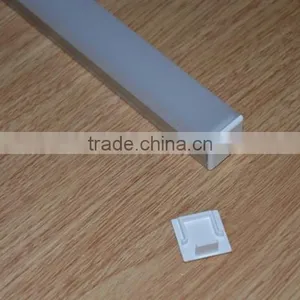 No Brackets Channel Fixing Square PC Cover Aluminum Profile Extrusion thumbnail-3