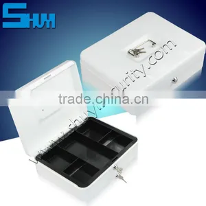 Cash Box With Key Lock Safe Box thumbnail-1