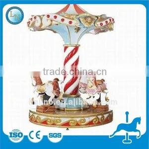 Christmas Mini Cute Musical Carnival Rides Merry Go Round for Kids thumbnail-6