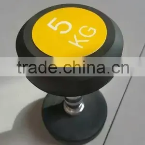 Crossfit Gym Basic Equipment Rubber Coated Dumbbell thumbnail-6