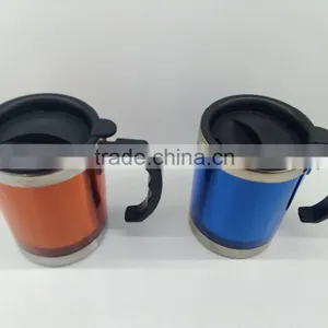 Custom Non-spill Coffee Thermos Stainless Steel Travel Mug, Travel Plastic Mug, Tumbler Mug thumbnail-2