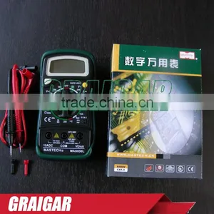LCD Display Mastech MAS830L Mini Handheld Digital Multimeter DC Current Tester Backlight Data Hold Continuity Diode HFE Test thumbnail-2