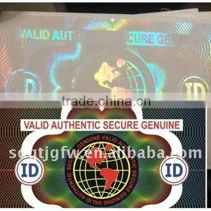 Transparent Pvc Card Hologram Overlays thumbnail-1