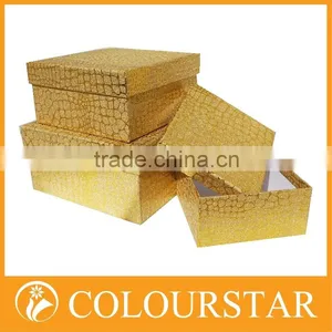 Hot Stamping Fancy Customized Recycle Handmade Paper Box thumbnail-2