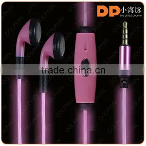 New Products 2016 Noise Cancelling Glow Earbuds Ear Piece 3.5mm EL Wired Glowing Headphone EL Earphone thumbnail-5