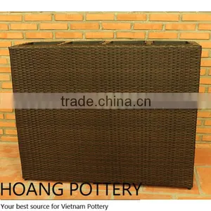 Handmade Wicker Planters Garden thumbnail-1