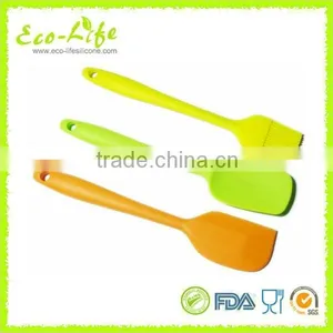 2PCS L S Size Silicone Covered Metal Non-Stick Spatula Set, Kitchen Utensils, Baking Tools thumbnail-4