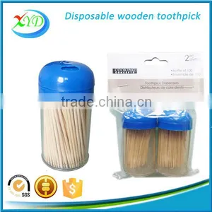 200 Piece Plastic Jars Packaging Wooden Tooth Pick thumbnail-1