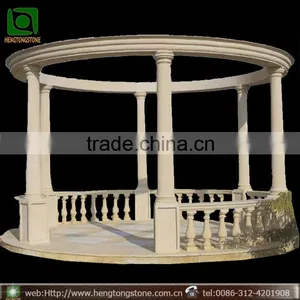 Natural Marble Stone Garden Gazebo thumbnail-1