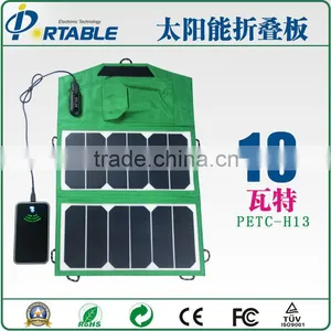 13W Sunpower Folding Solar Panel for Iphone, Tablet pc thumbnail-1