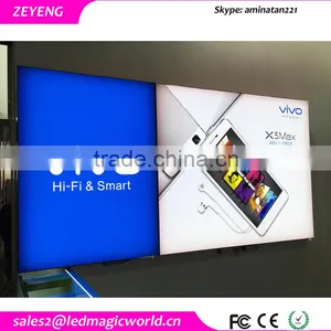 Modern Style Led Advertising Frameless Mobile Store Display Diy Frontlit Fabric Banner thumbnail-1