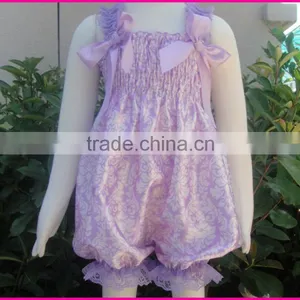 Baby Wholesale Satin Petti Bubble Knickers Princess Romper Red With White Polka Dots Satin Romper Kids Petti Romper thumbnail-6
