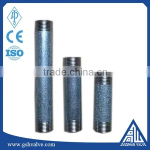 1/2" and 3/4"malleable Cast Iron Pipe Nipple Female Thread Pipe Fitting thumbnail-1