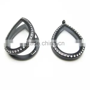 Water Drop Lockets New Design 316L Stainless Steel thumbnail-2