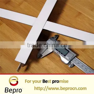 Flat Grooved Ceiling T-bar Accessories for PVC Gypsum Tiles and Plastic Boards thumbnail-5