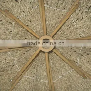 THATCH UMBRELLA/PALM LEAF UMBRELLA/SEAGRASS UMBRELLA - Cheap Price thumbnail-2
