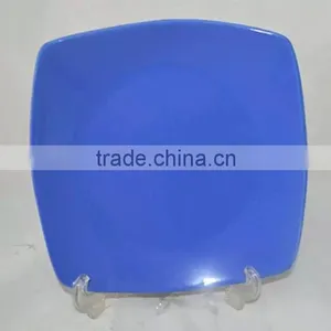 2015 New Product , Color Glazed Square Plate , Ceramic Plate thumbnail-3