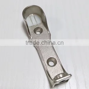 Furniture Hardware Oval Wardrobe Rail End Holder Supports Bracket thumbnail-4