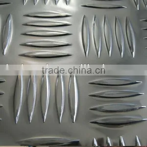 5bar Aluminum Checkered Sheet 1050 H14 / H24 Thickness 2.5mm thumbnail-1