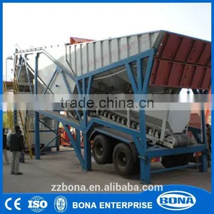 Machine For Small Business Mobile Mixed Concrete Batching Plant thumbnail-1