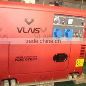 Vlais KDE6700T 5kw Super Silent Diesel Generator,6.5 Kva Slient Diesel Generaotr for Sale thumbnail-3