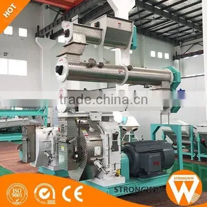Henan Strongwin Medium Farm 5t/h Sheep Duck Chicken Feed Pellet Machine With Siemens Motor thumbnail-5