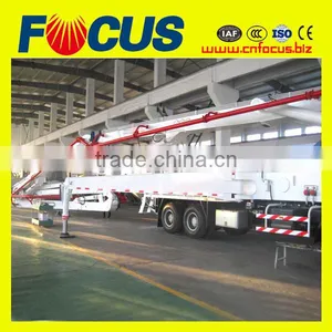 Isuzu Chassis Radio Remote Control 48m 52m Truck-Mounted Concrete Boom Pump thumbnail-3