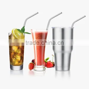 Stainless Steel Straws 4 Drinking Straws and 1 Brush Set thumbnail-4