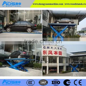 Stationary Scissor Cargo Lift Table 2000kg Capacity, 3.4m Height thumbnail-2