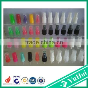 Hot Sale Colorful 18/410 Full Cover Cap Fine Mist Sprayer for Cosmetic Bottles thumbnail-5