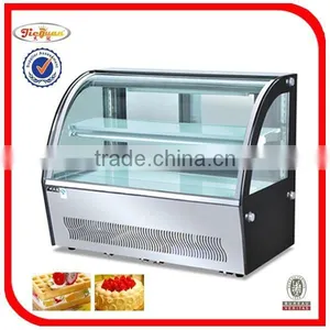 Luxury Free Standing Single Arc Cake Showcase CC-1500 0086-13632272289 thumbnail-5