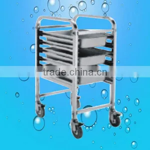 Hot Sale Cleaning Pan Glass Moving Trolley thumbnail-1