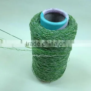 11000Dtex PE Monofilament Yarn With Four Colors Soccer Artificial Grass Lawn thumbnail-1