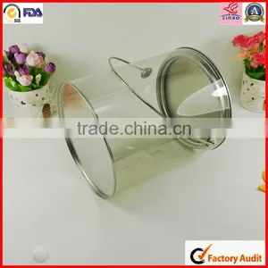 Hot Metal Transparent Round Container thumbnail-1