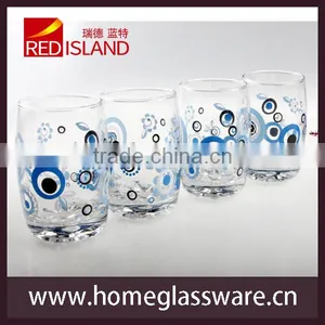 4pcs Set Printed Glass Cup/ Glassware thumbnail-1