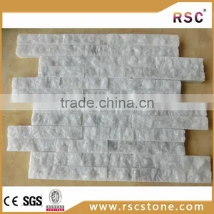 Crystal White Murals Marble Mosaics Tile thumbnail-1